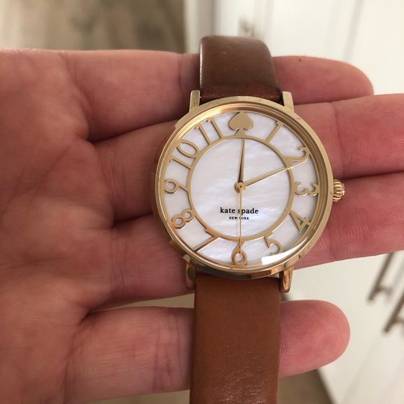 Kate Spade Gold & Leather Watch - Picture 3 of 4